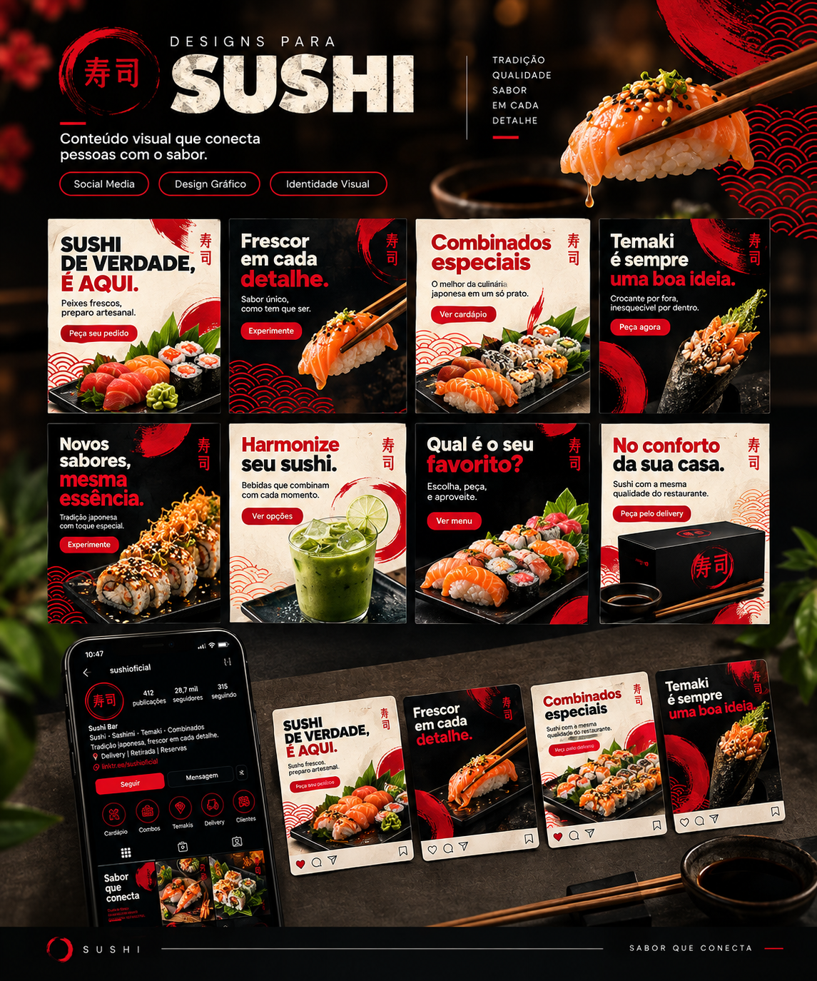 Portfólio Restaurante de Sushi