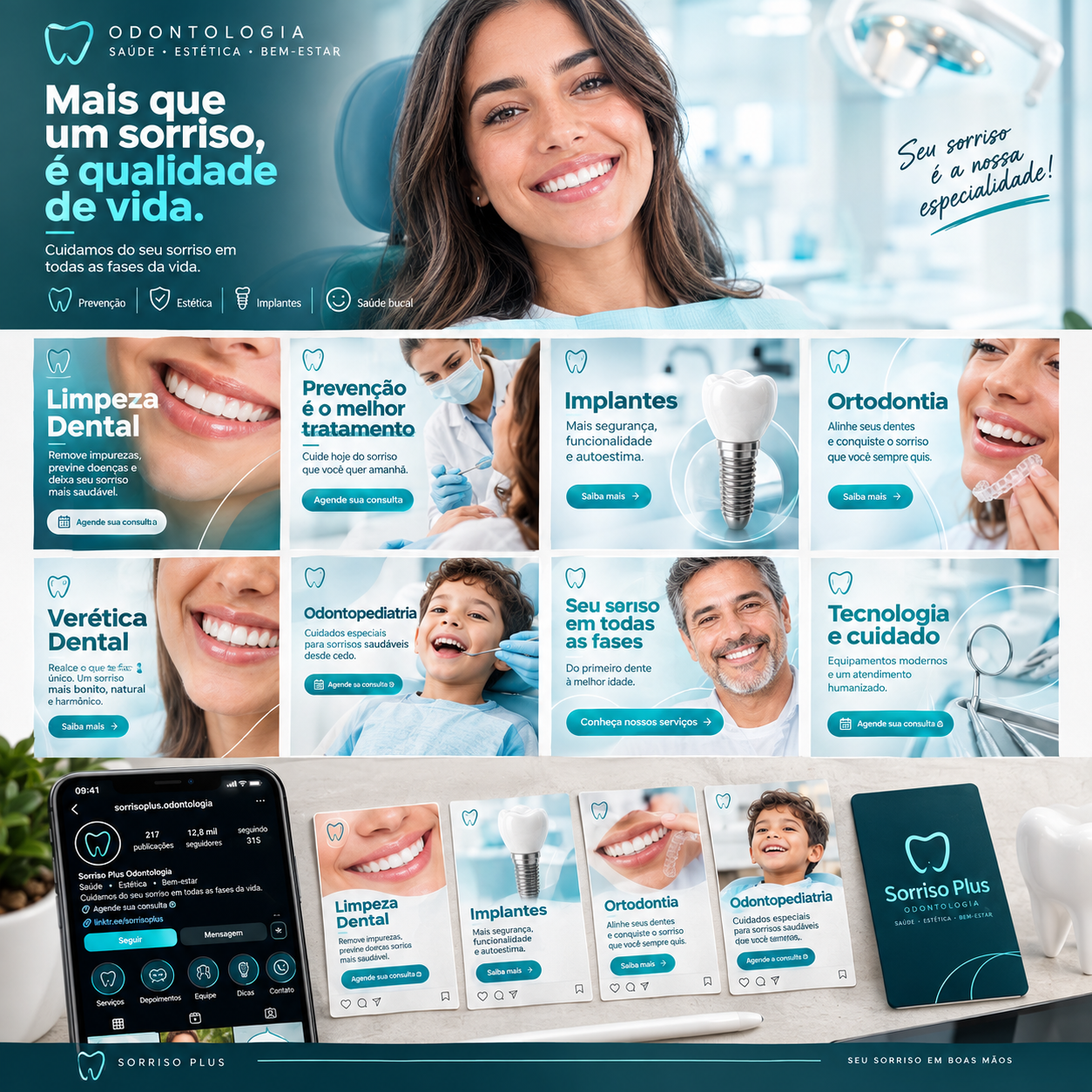 Portfólio Clínica Odontológica